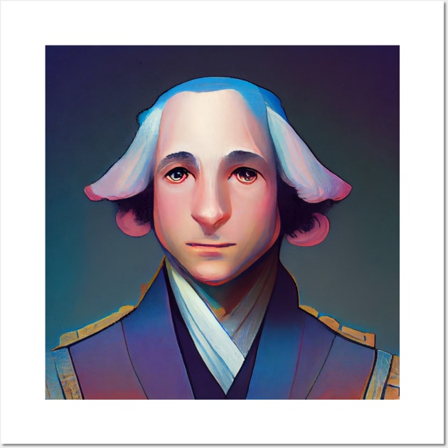 George Washington | American President | Digital Art Wall Art by Classical